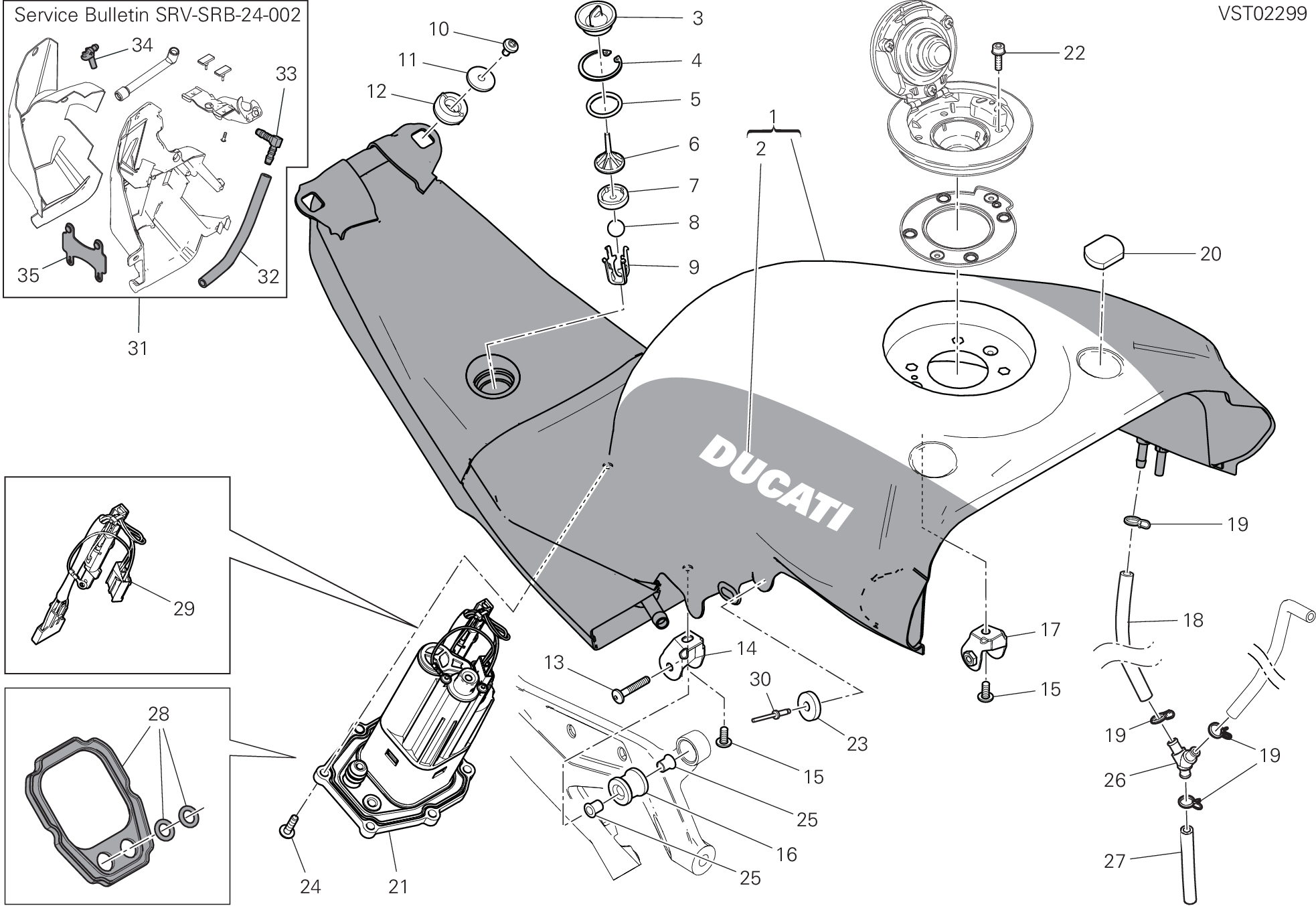 30A RSERVOIR POUR SUPERBIKE PANIGALE V4 SPECIALE 2018