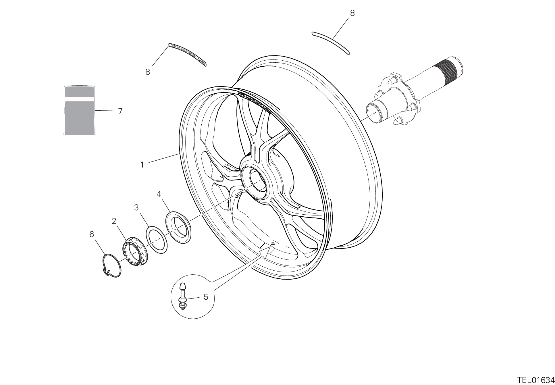 29A ROUE ARRIERE POUR MULTISTRADA V4 RS 2024