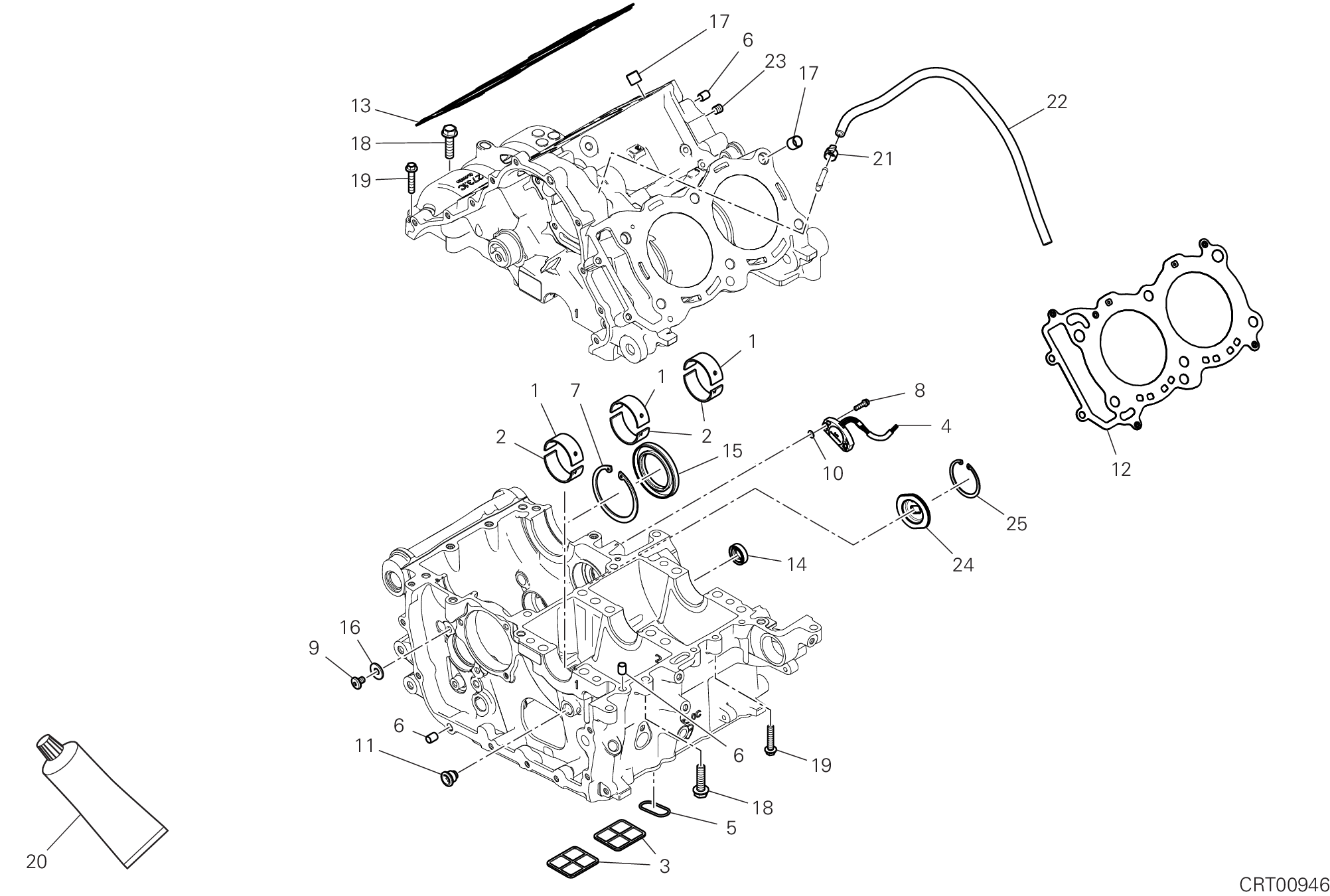 09B PAIRE DE DEMI CARTERS POUR MULTISTRADA V4 RS 2024
