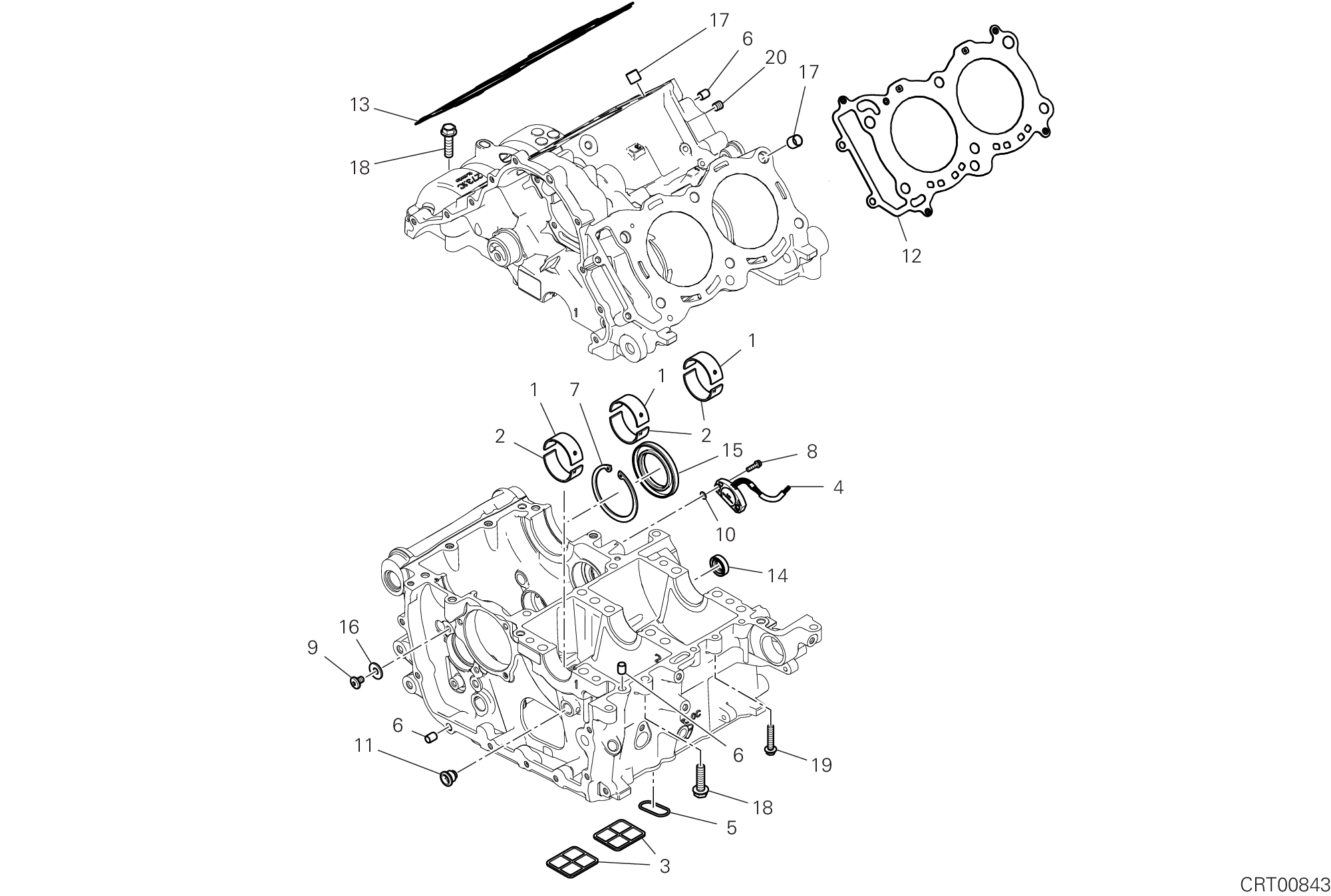 09B PAIRE DE DEMI CARTERS POUR SUPERBIKE PANIGALE V4 S 2020