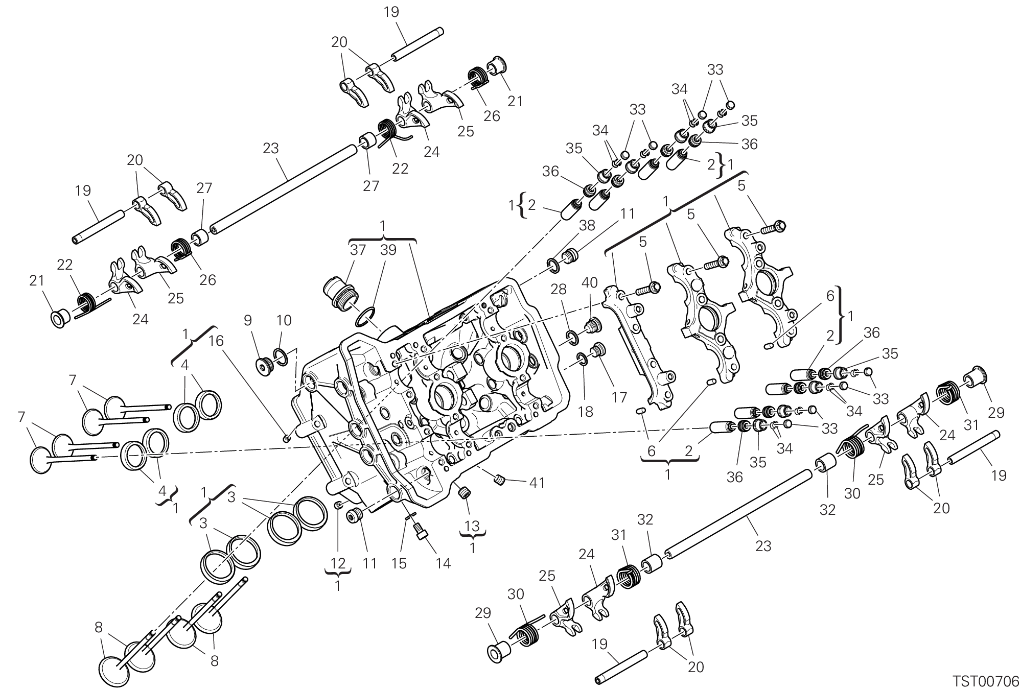12C CULASSE AVANT POUR SUPERBIKE PANIGALE V4 S 2022