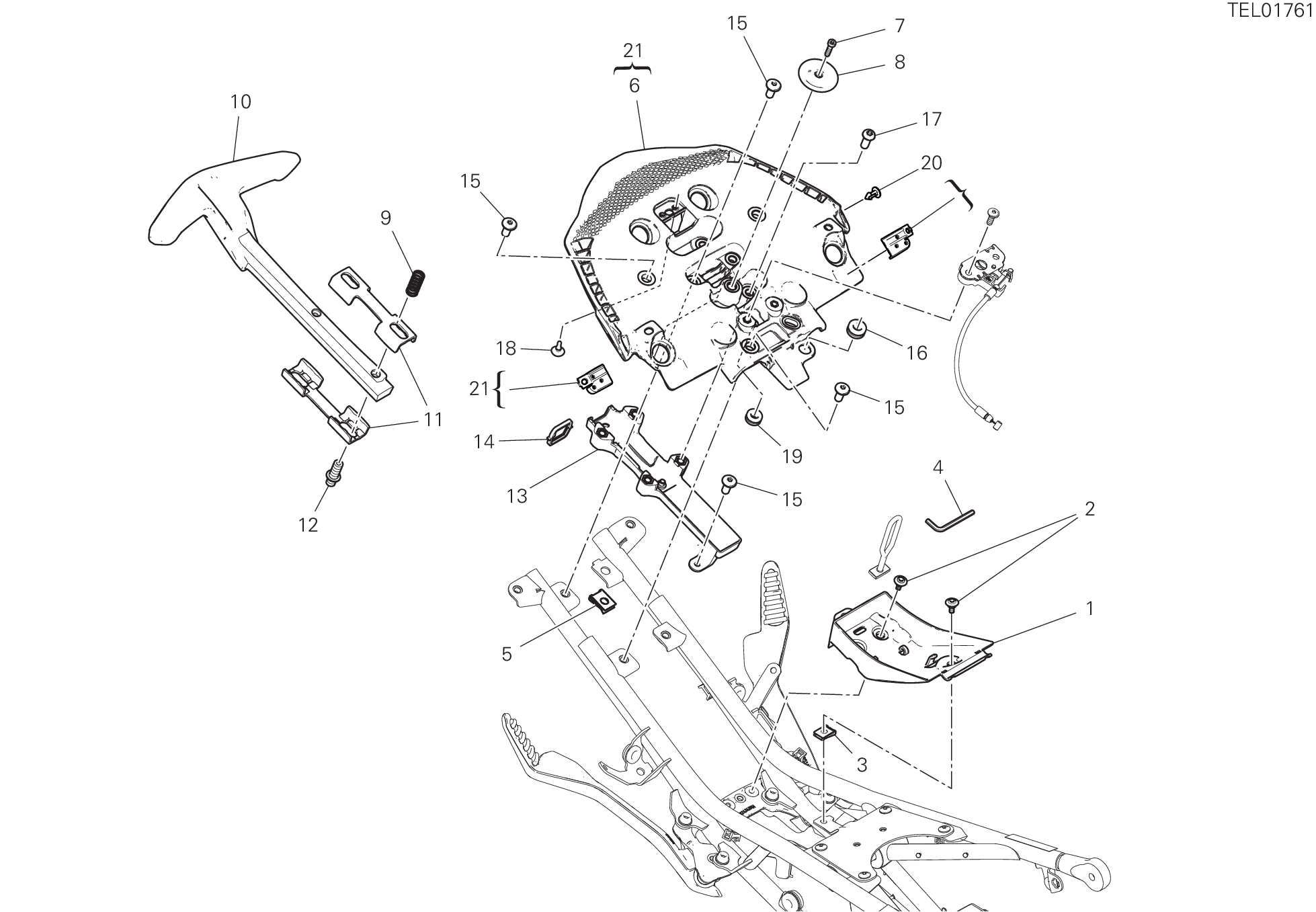 32C COUVETTE PORTE OBJETS POUR DIAVEL FOR BENTLEY 2024