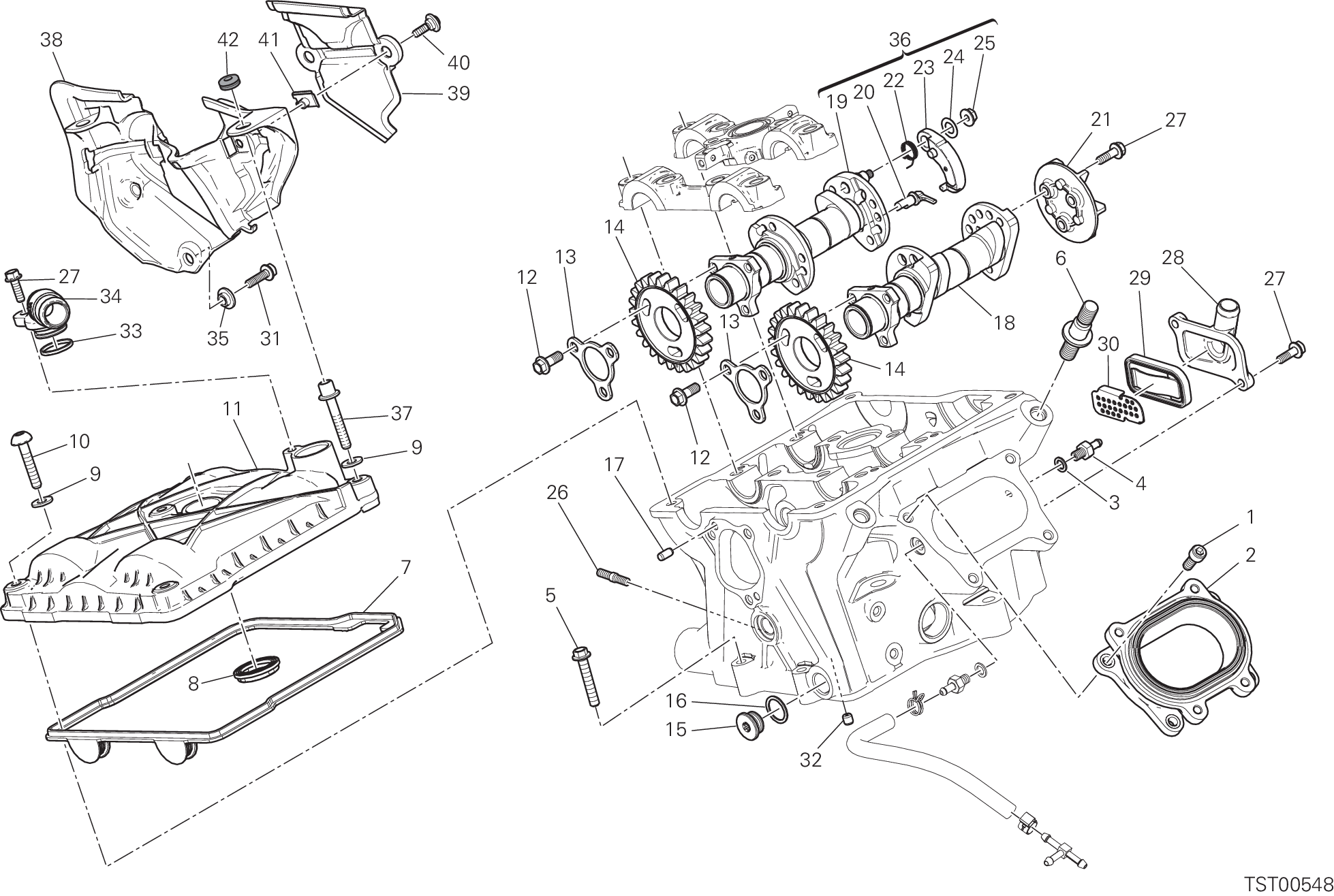 13A CULASSE VERTICALE DISTRIBUTION POUR SUPERBIKE PANIGALE R 2016