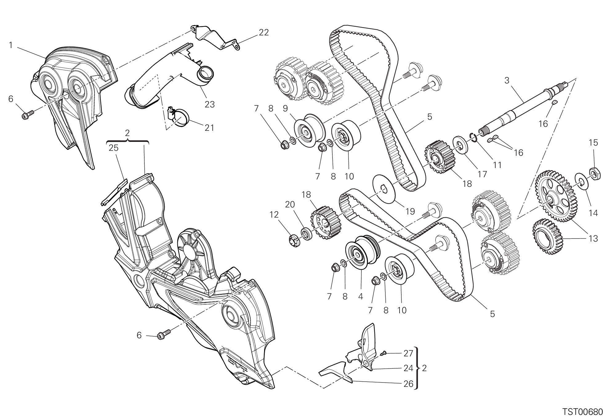 07A DISTRIBUTION POUR DIAVEL 1260 2019