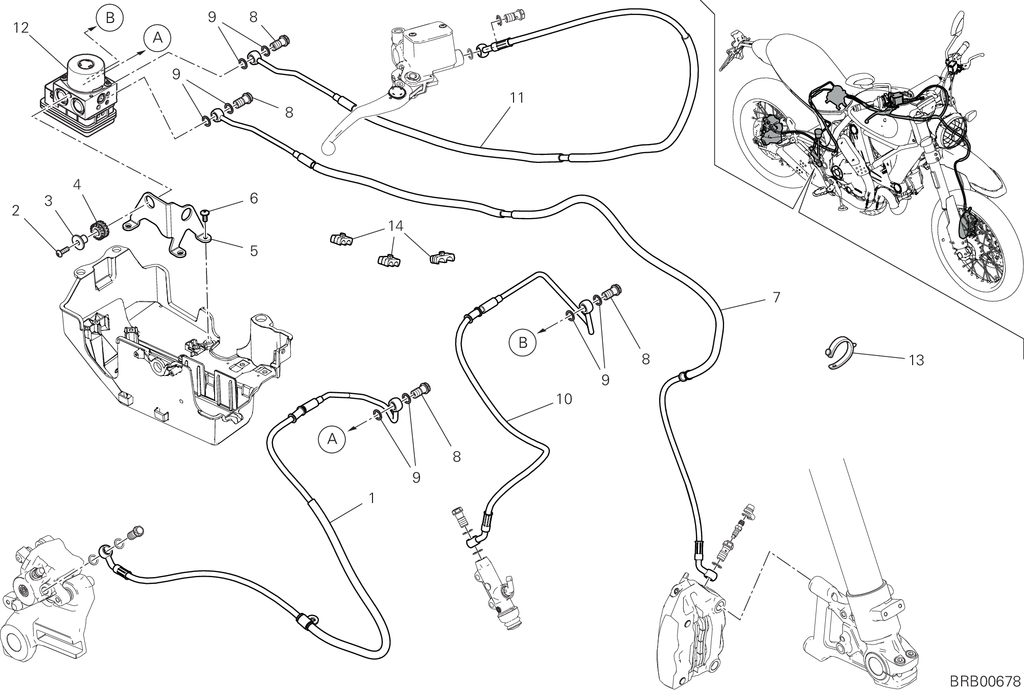 20C SYSTEME DE FREIN ABS POUR SCRAMBLER DESERT SLED 2019