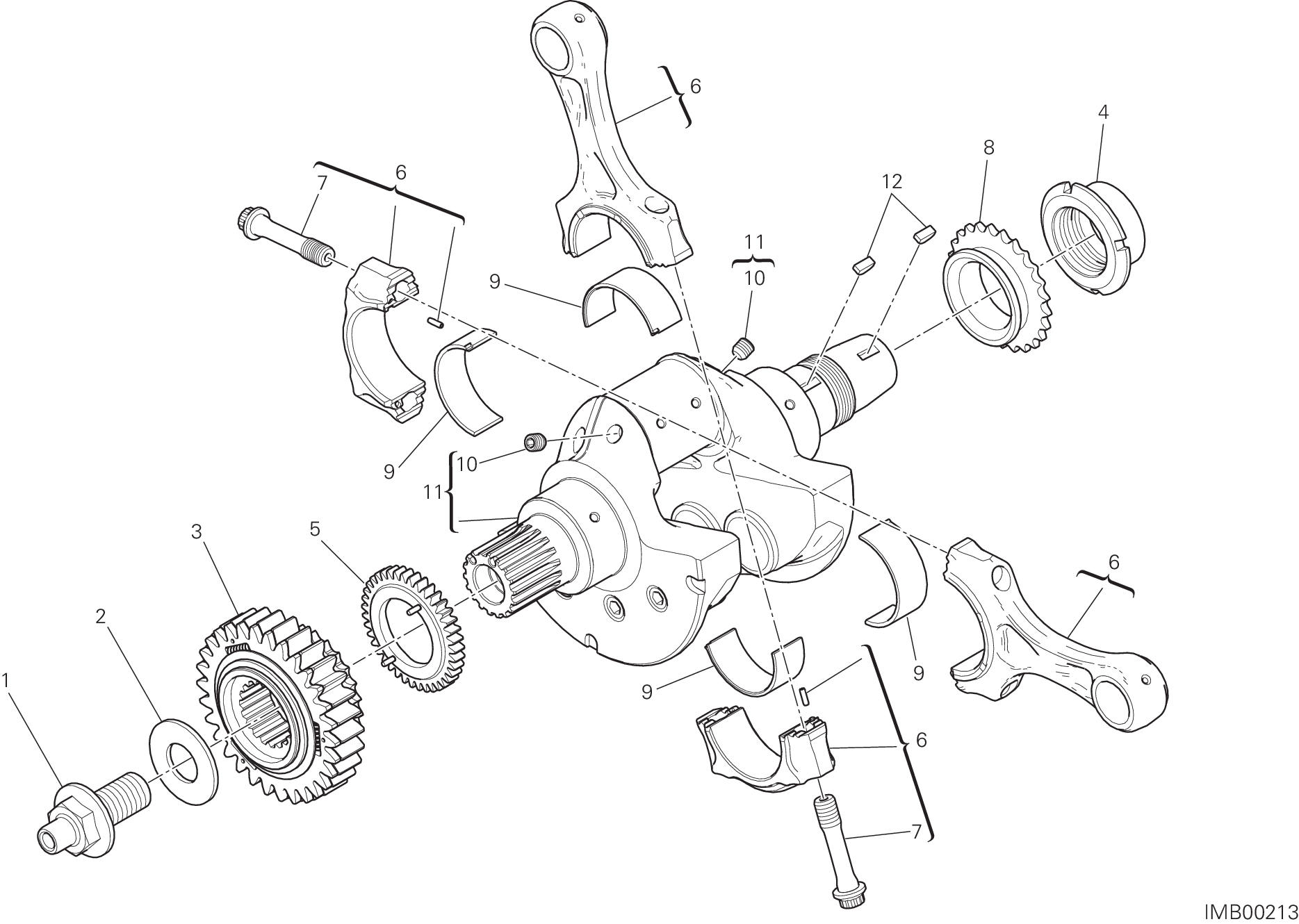 006 VILEBREQUIN POUR SUPERBIKE 1299S ABS 2017