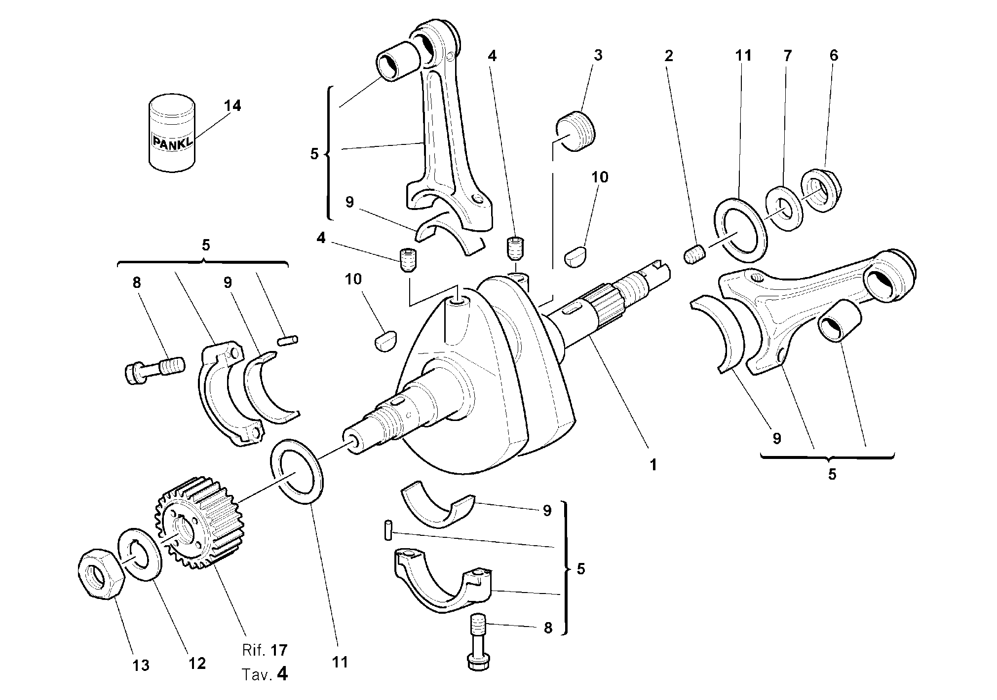 006 VILEBREQUIN POUR SUPERBIKE 996 SPS II 1999