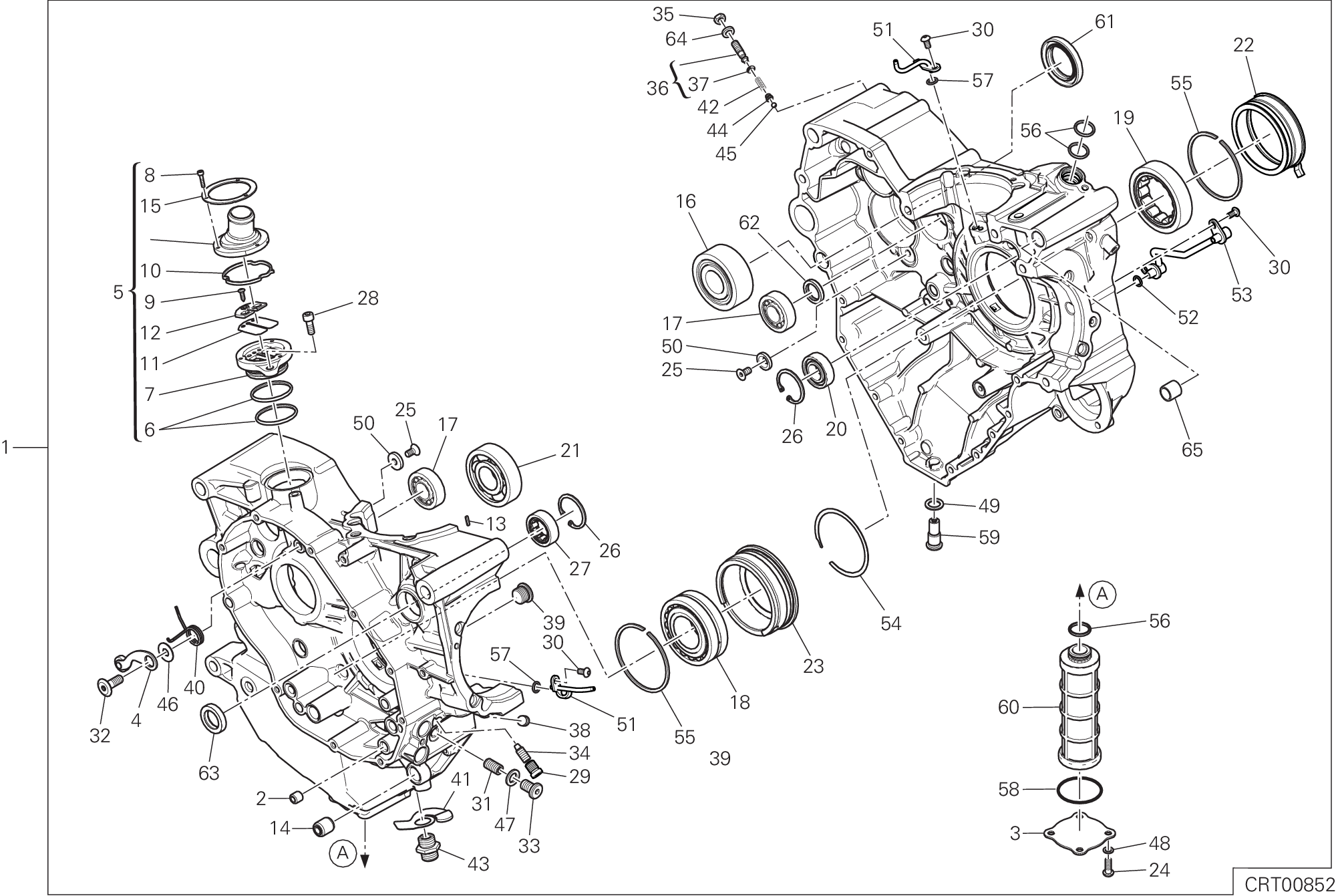 010 PAIRE DE DEMI CARTERS POUR MONSTER 1200 R 2016