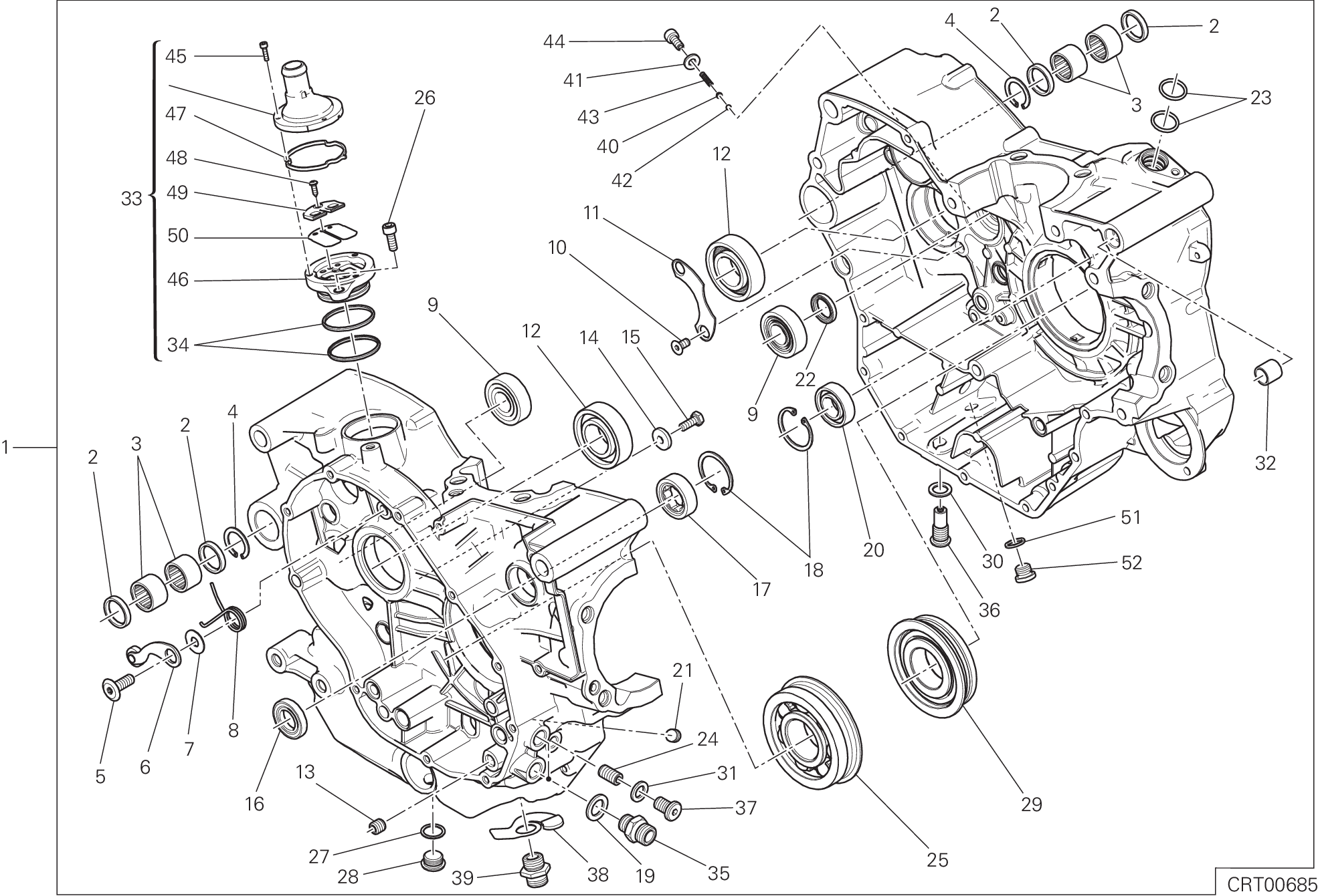 010 PAIRE DEMI CARTERS COMPLETS POUR SCRAMBLER ICON 2015