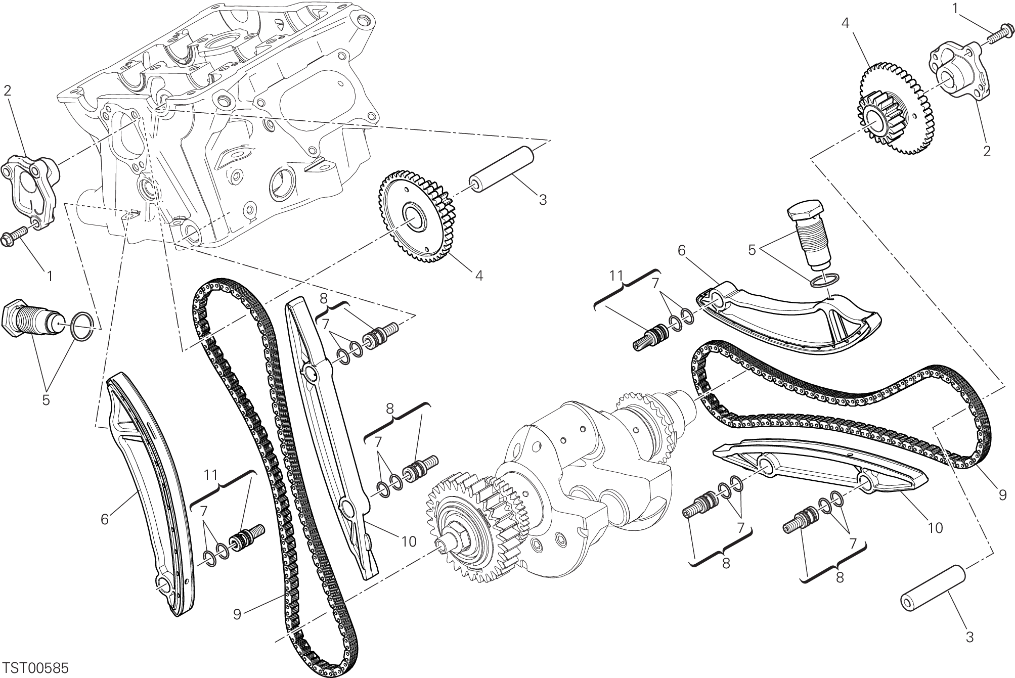 008 DISTRIBUTION POUR SUPERBIKE 1299S ABS 2017