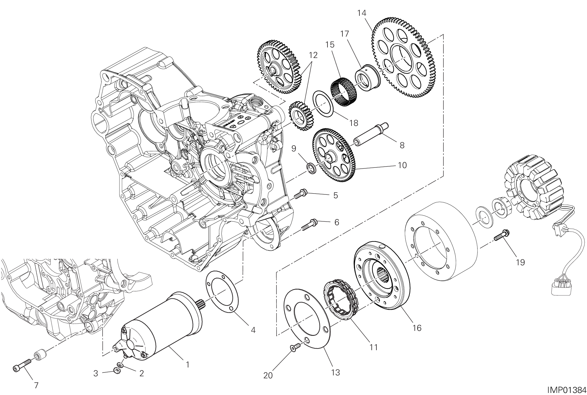 012 DEMARRAGE ELECTRIQUE POUR SUPERSPORT 950 2021