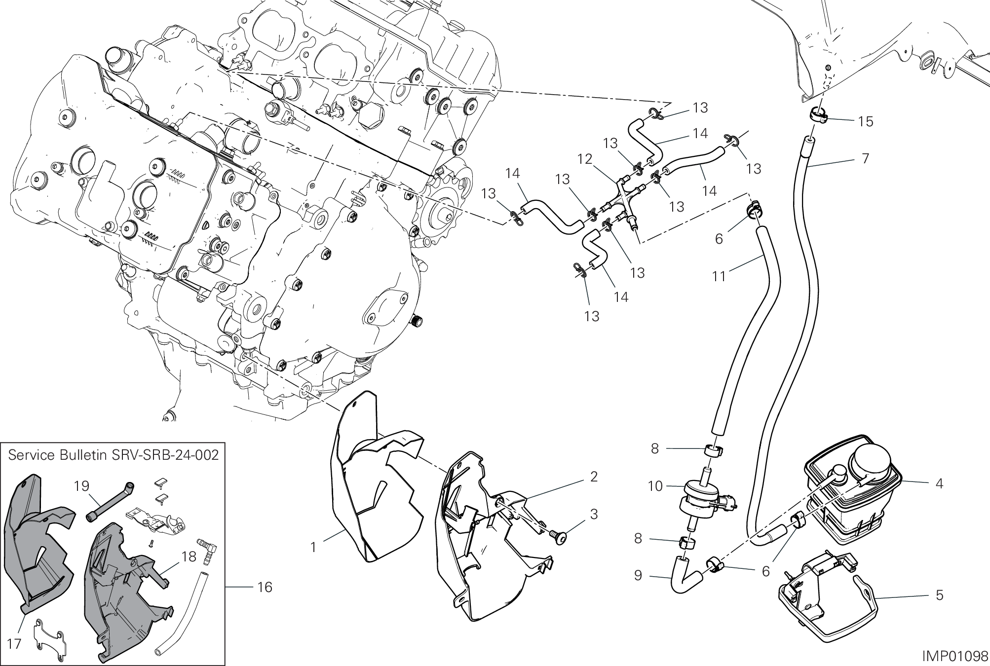 36C FILTRE CANISTER POUR SUPERBIKE PANIGALE V4 2021