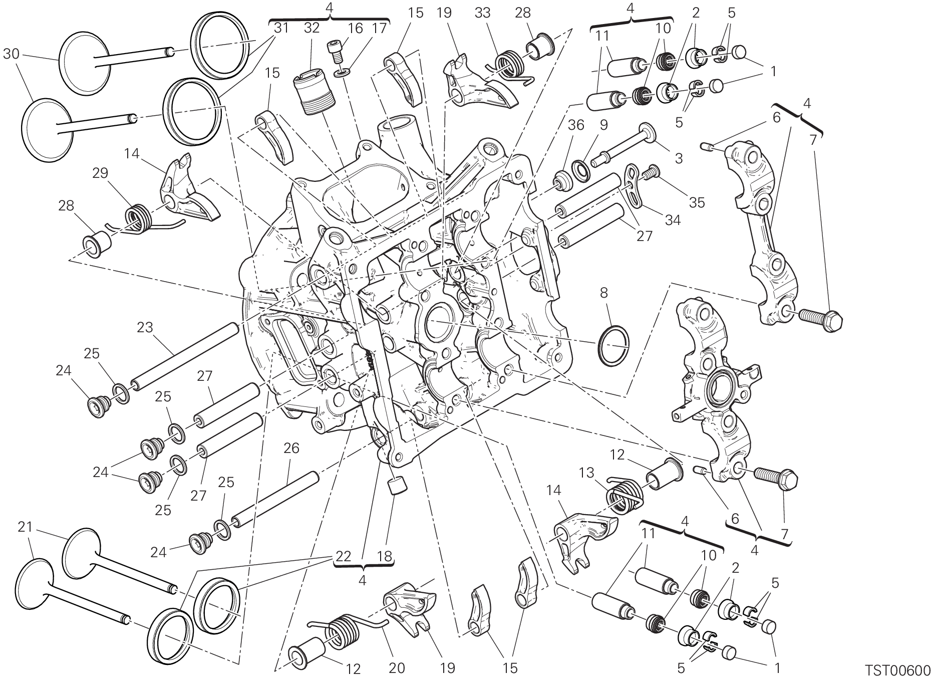 014 CULASSE HORIZONTALE POUR SUPERBIKE 1299 SUPERLEGGERA 2017