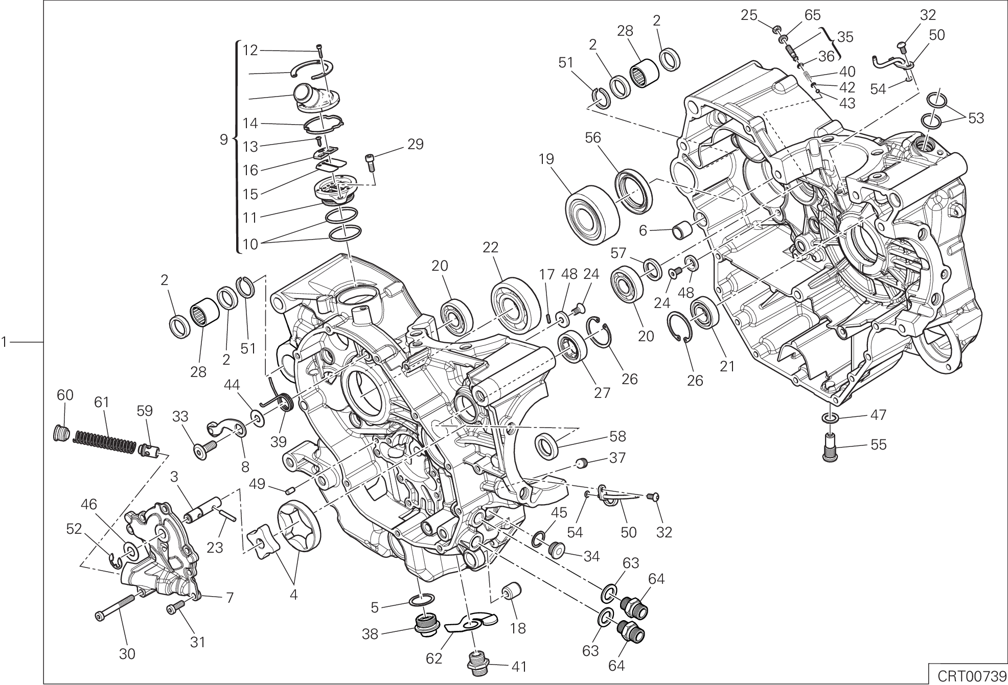 010 PAIRE DE DEMI CARTERS POUR MULTISTRADA 950 2017