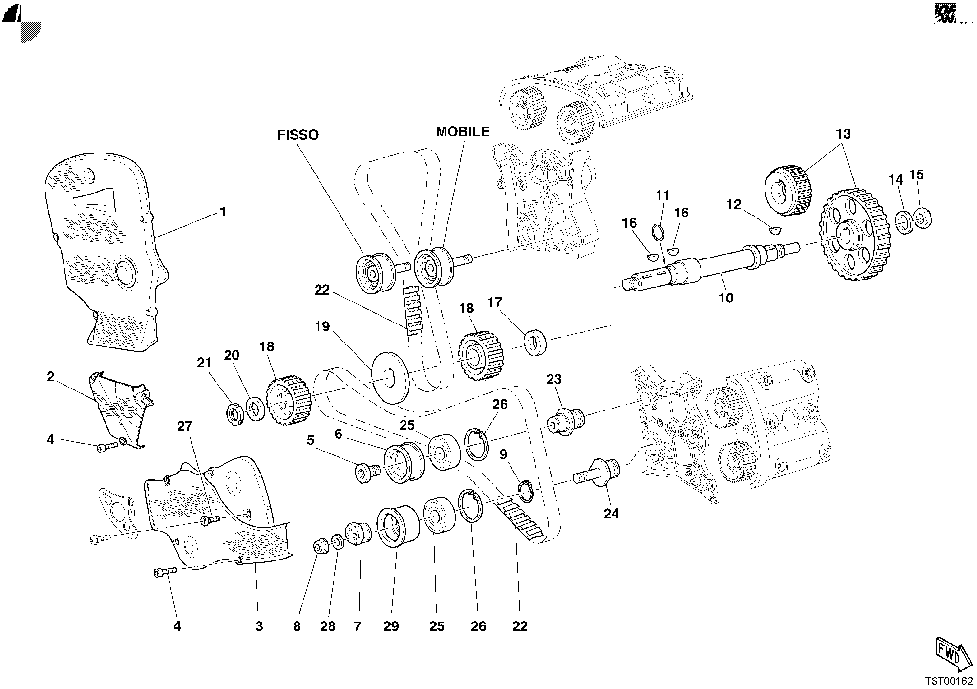 008 COURROIE DISTRIBUTION POUR SUPERBIKE 749 R 2006