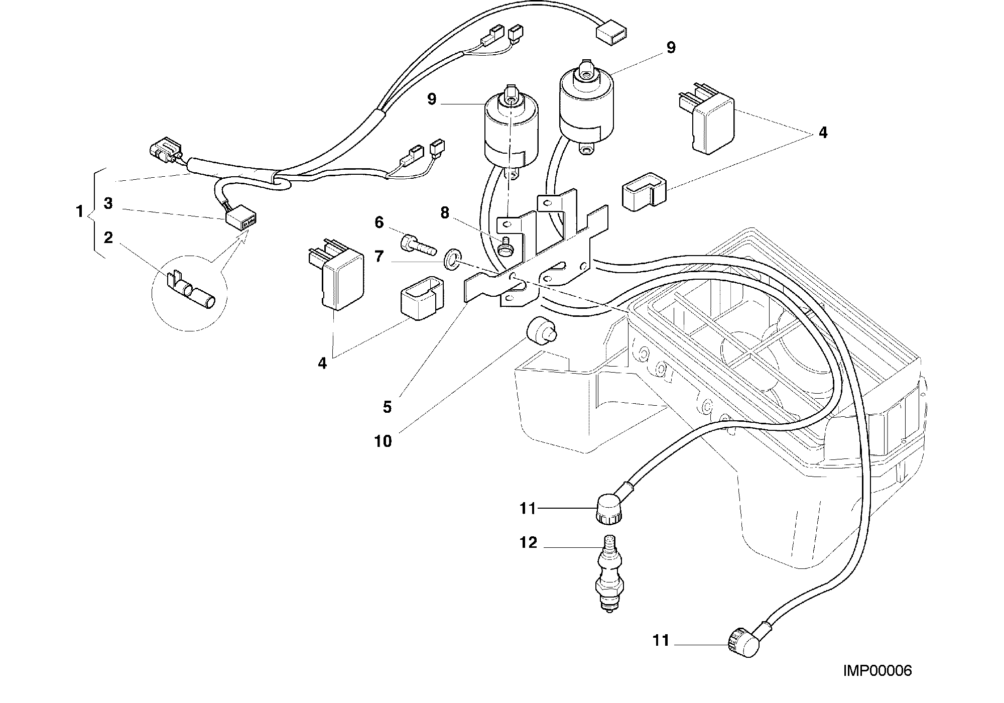021 BOBINE DALLUMAGE POUR MONSTER 400 2001