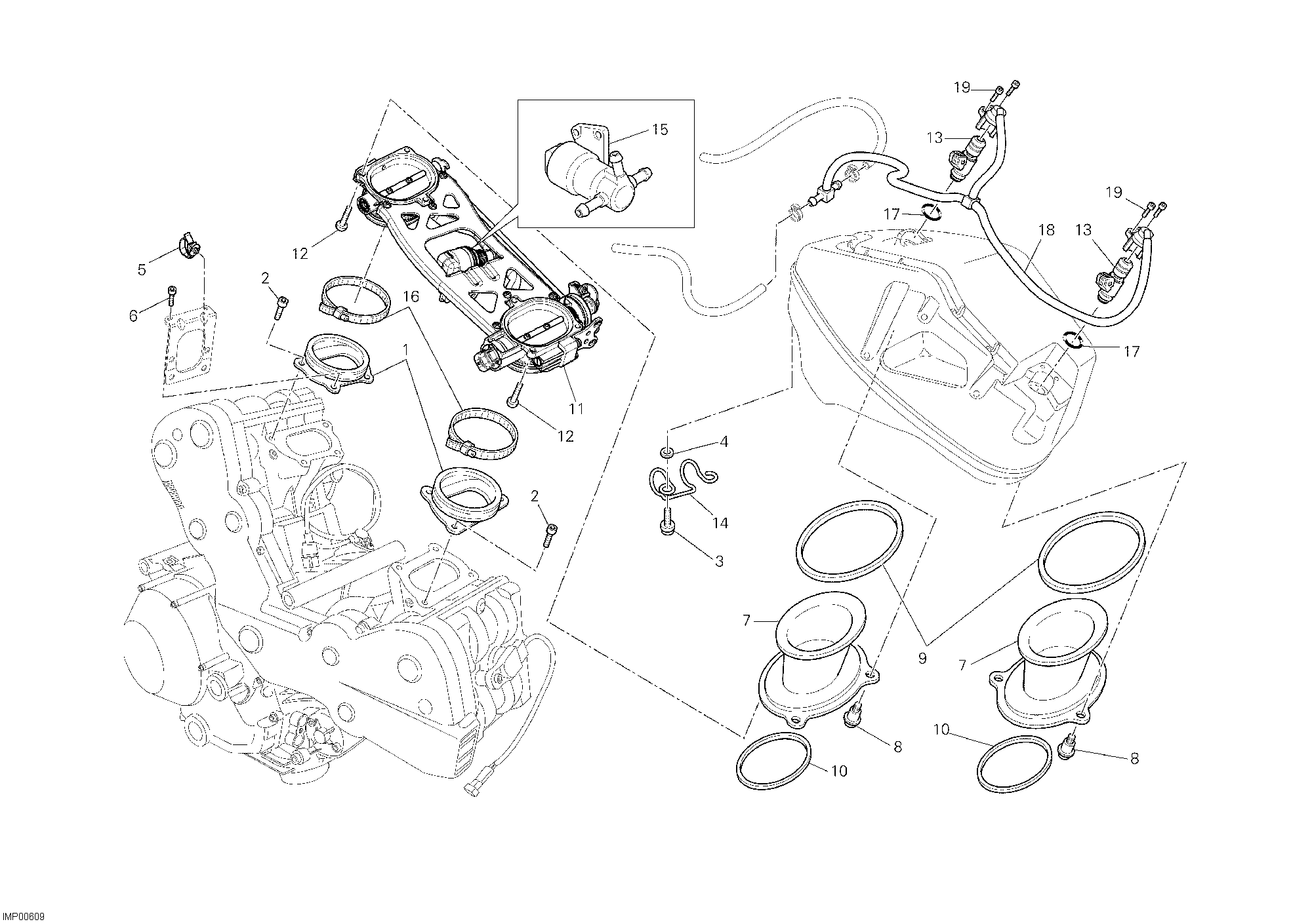 017 CORPS PAPILLON POUR SUPERBIKE 848 HAYDEN 2010