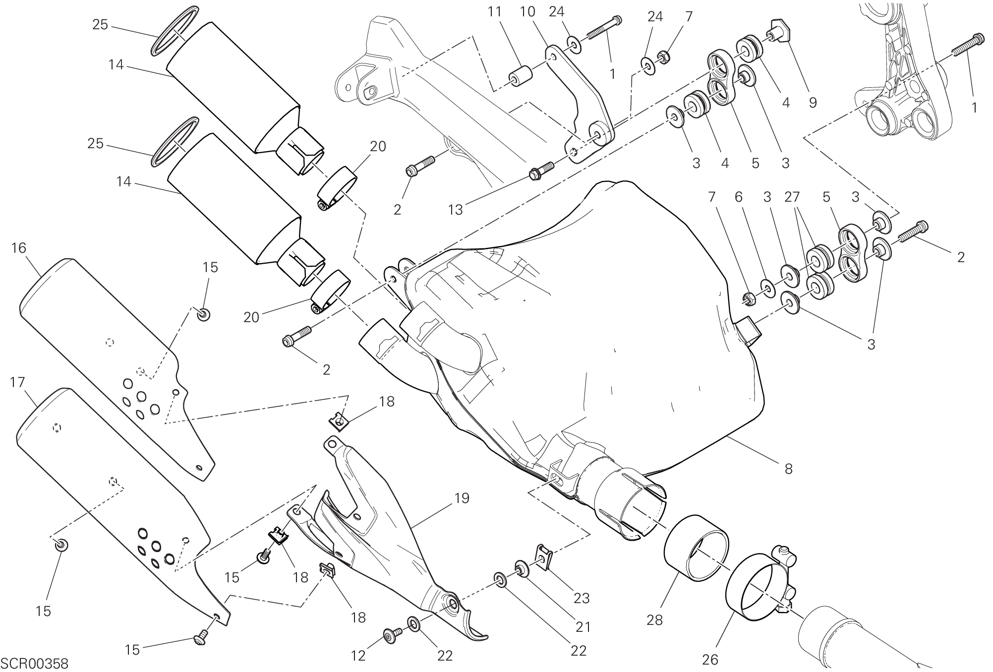 31B SILENCIEUX DECHAPPEMENT POUR SCRAMBLER NIGHTSHIFT 2022