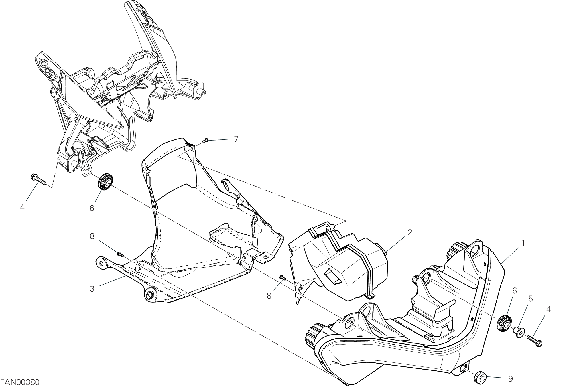 14A FEU AVANT POUR SUPERBIKE PANIGALE V2 2020