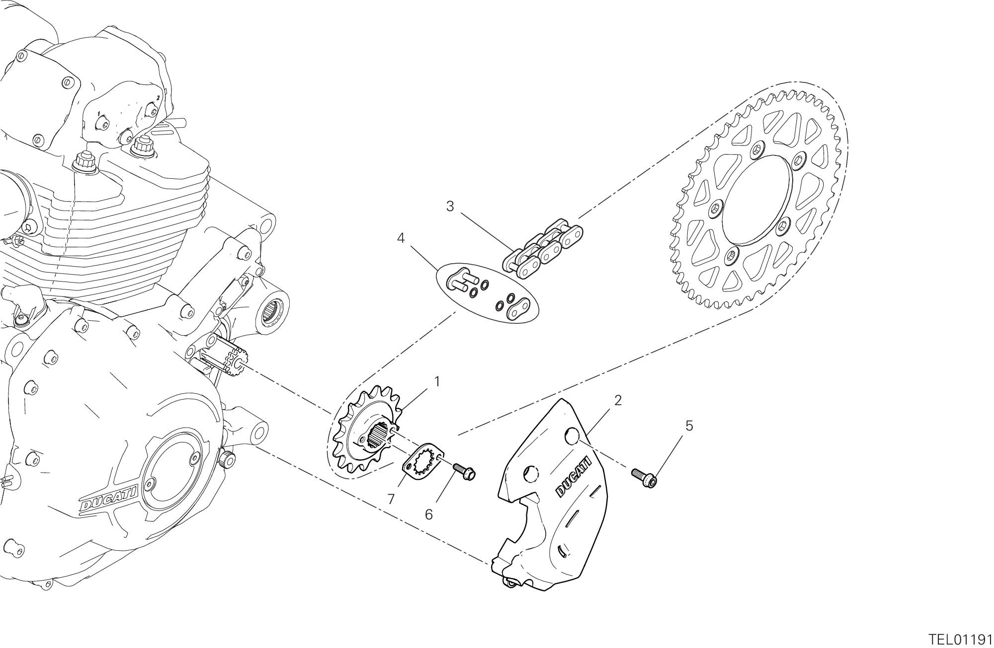 17A PIGNON CHAINE POUR SCRAMBLER DESERT SLED 2021