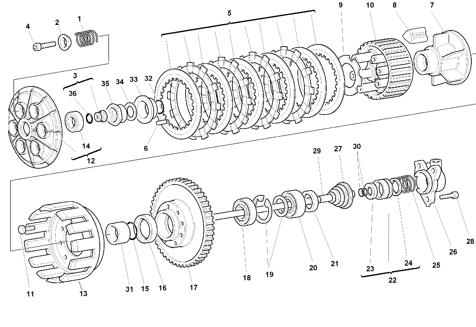 040 EMBRAYAGE POUR SUPERBIKE 996 SPS 1999