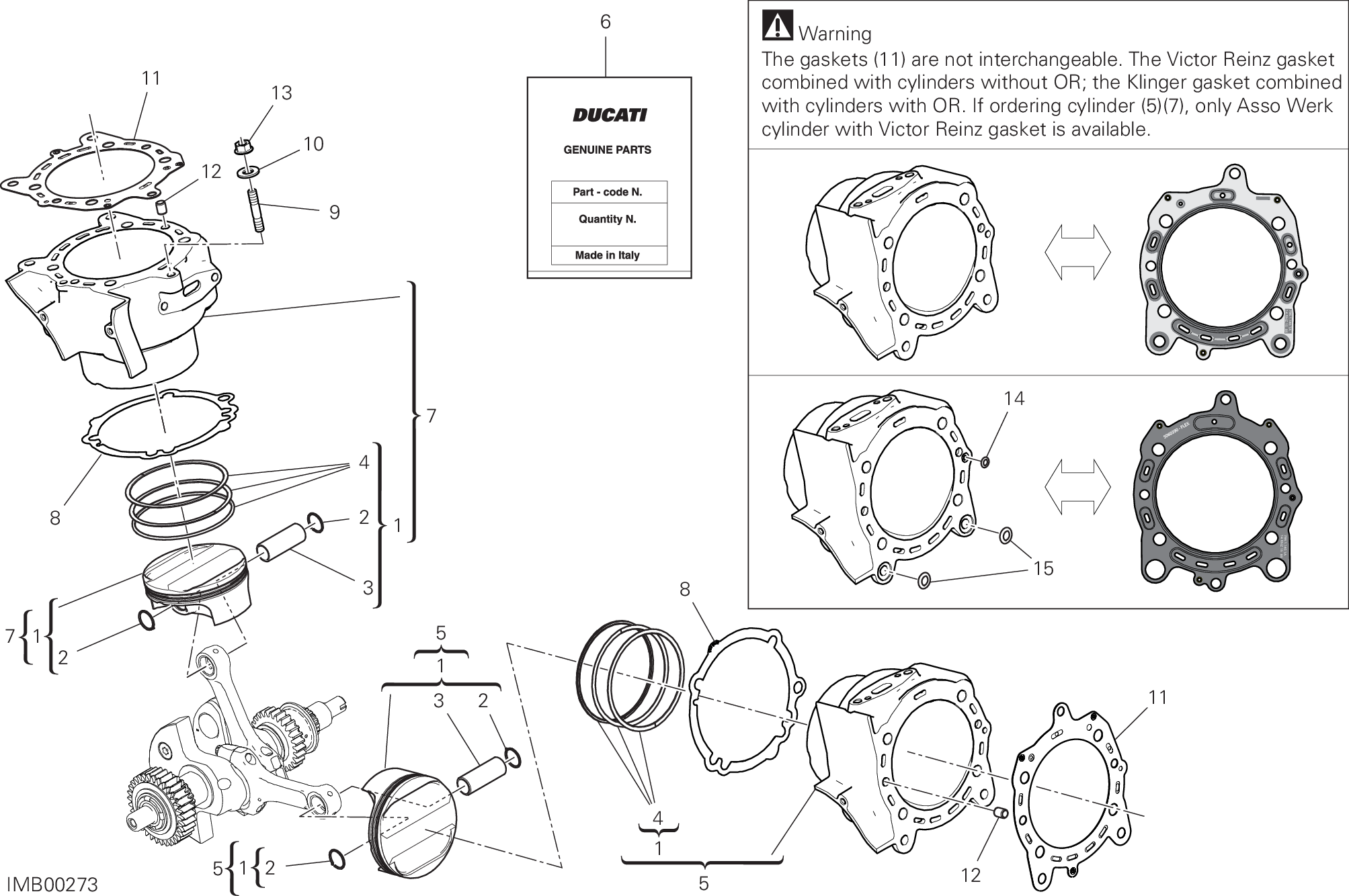 07B CYLINDRES PISTONS POUR XDIAVEL S 2016