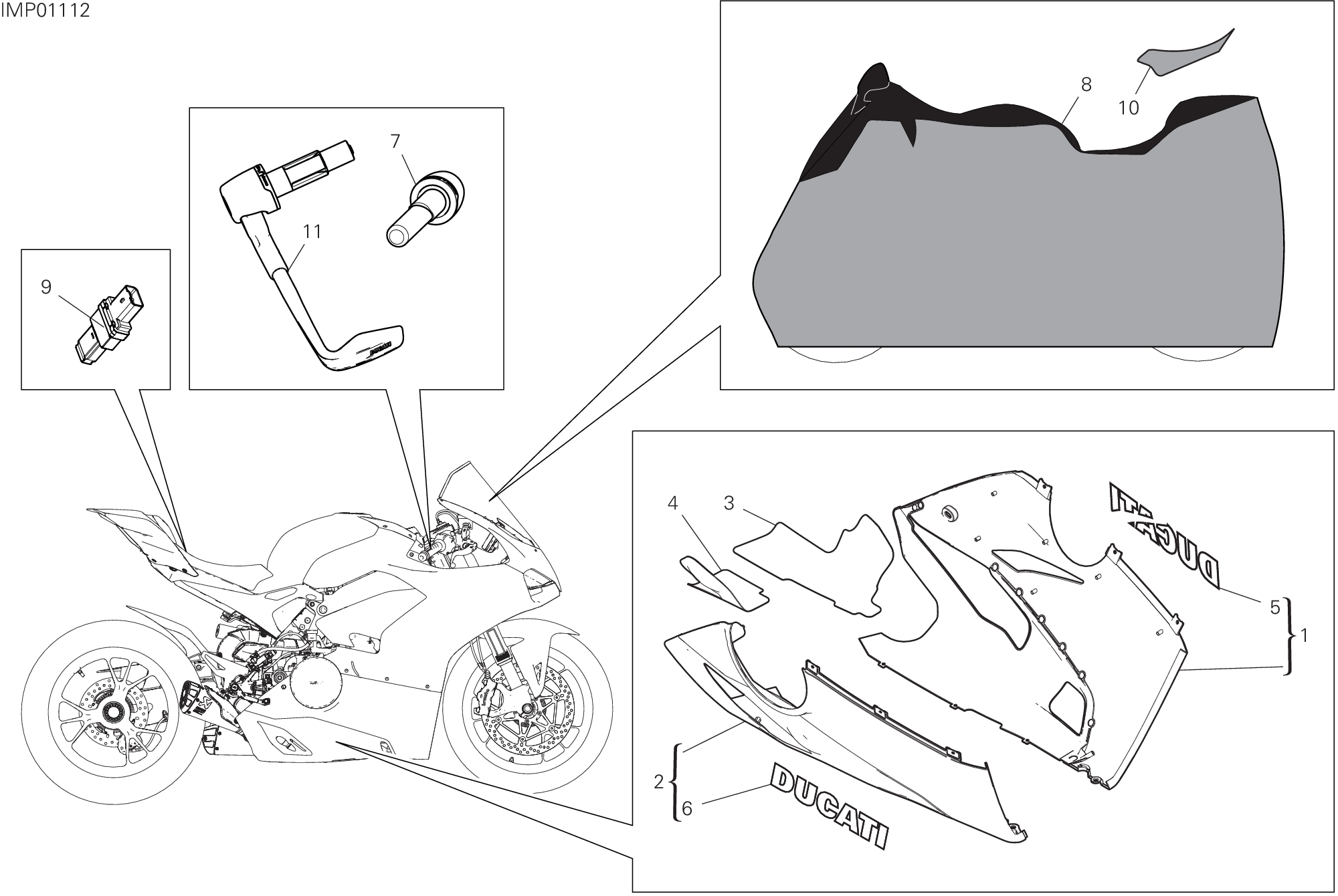 39C ACCESSOIRES POUR SUPERBIKE PANIGALE V4 SPECIALE 2019