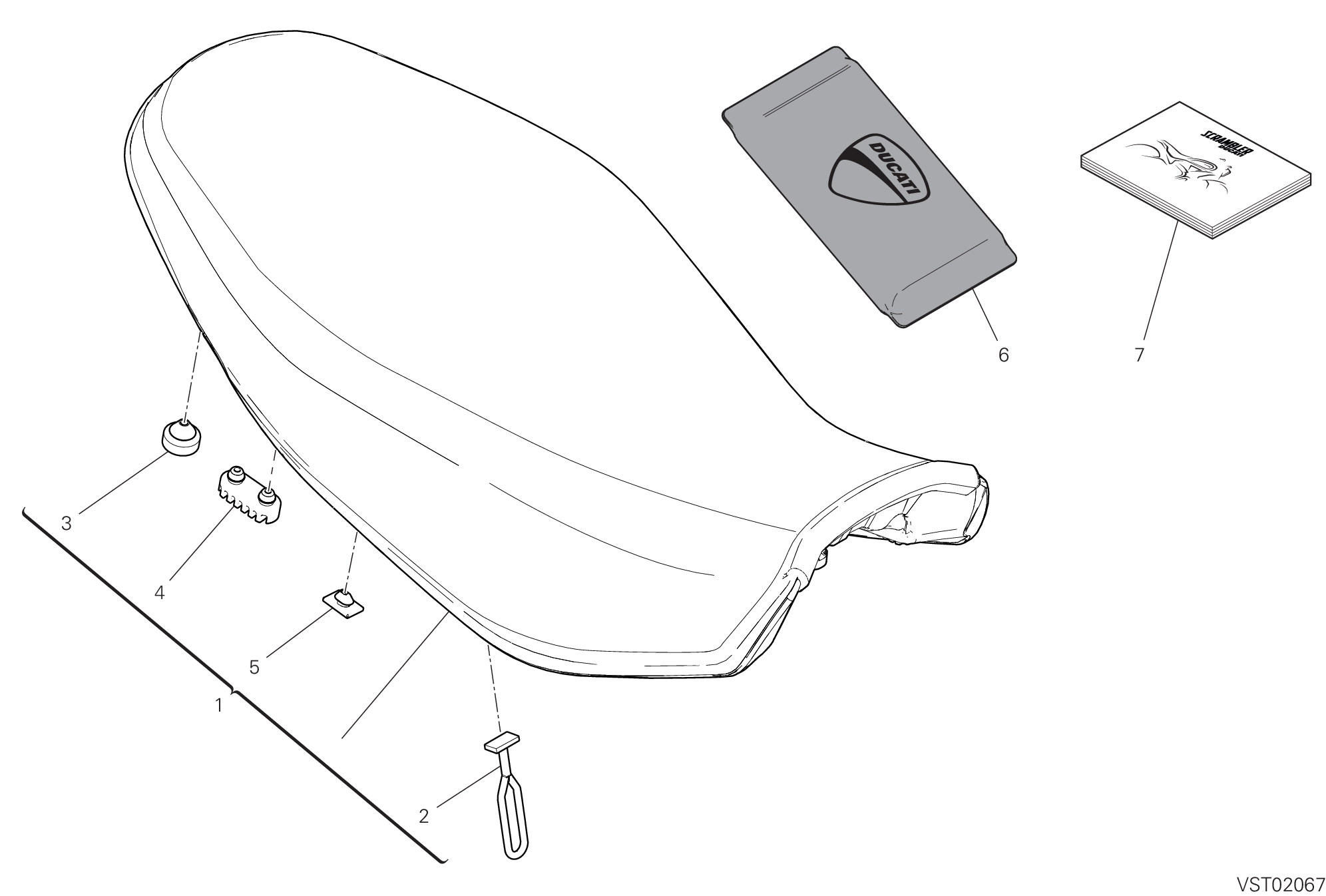 32A SELLE POUR SCRAMBLER 1100 PRO 2020