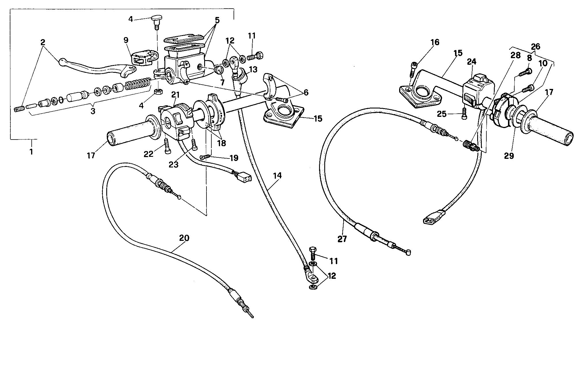 019 GUIDON POUR SUPERBIKE 907 IE 1990