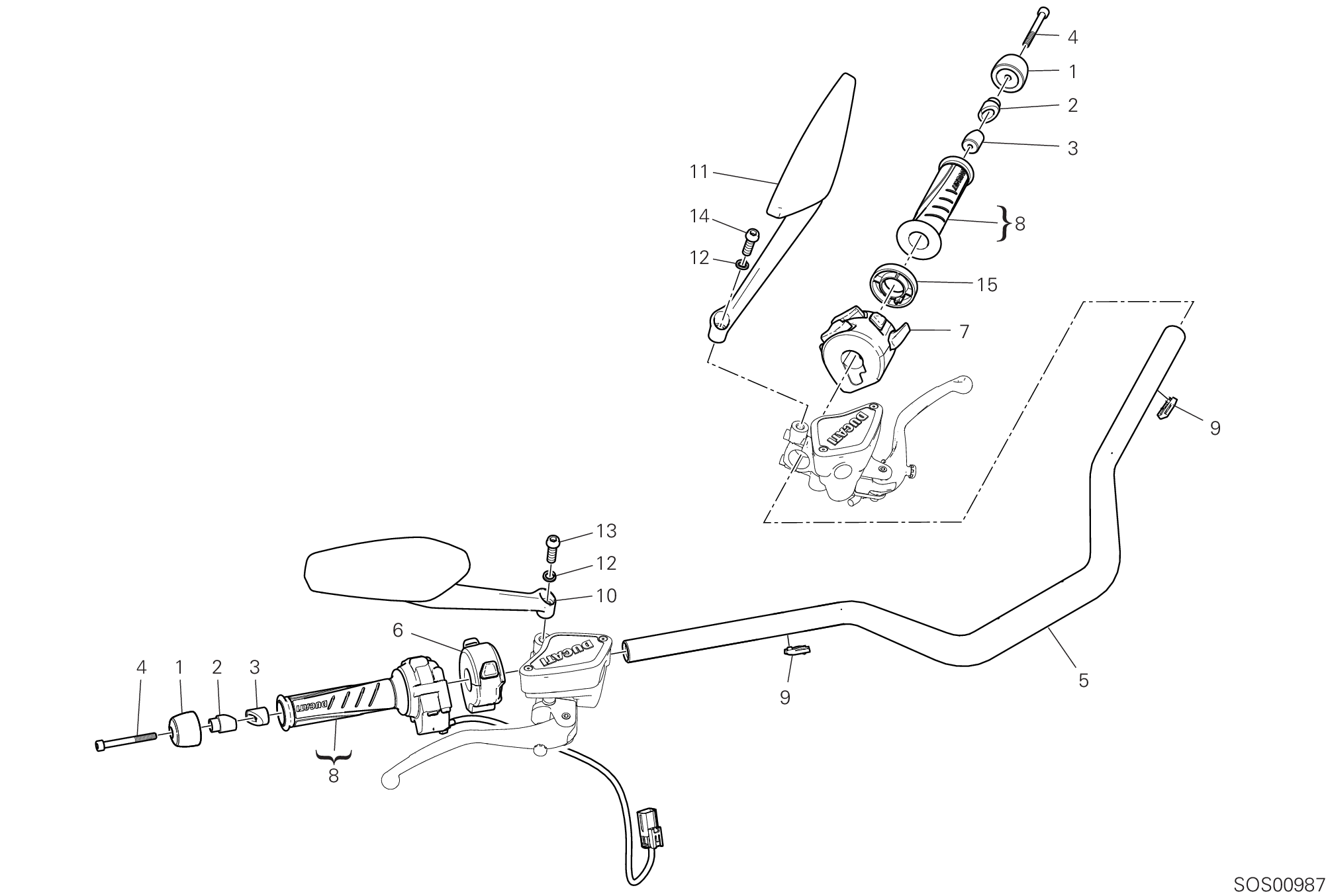 21A GUIDON POUR DIAVEL 1260 S 2021