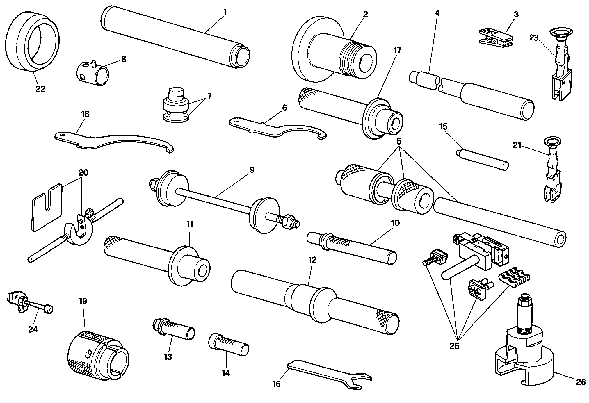 101 OUTILS DASSISTANCE CADRE POUR SUPERBIKE 916 1995