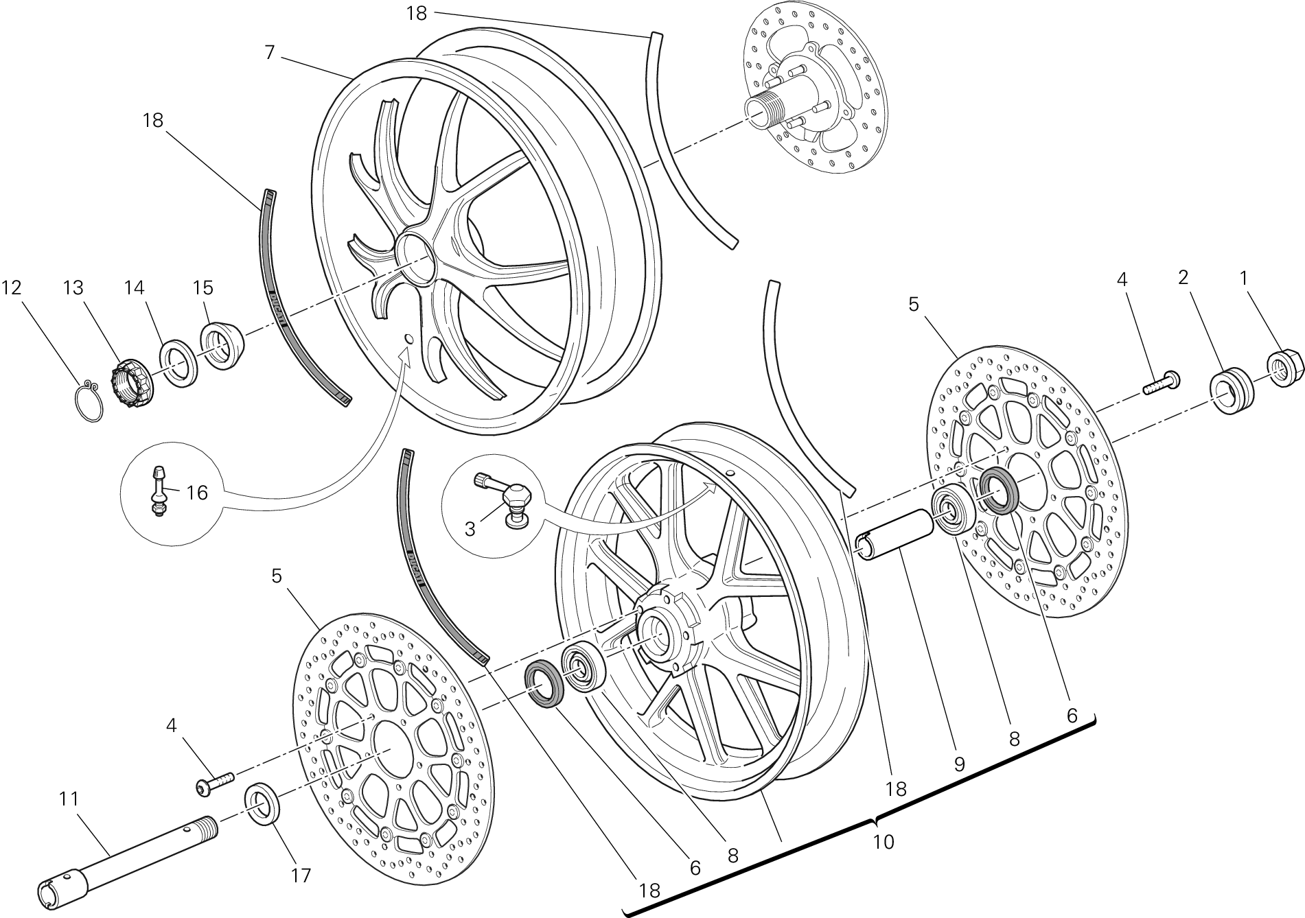 025 ROUES POUR MONSTER 796 2013