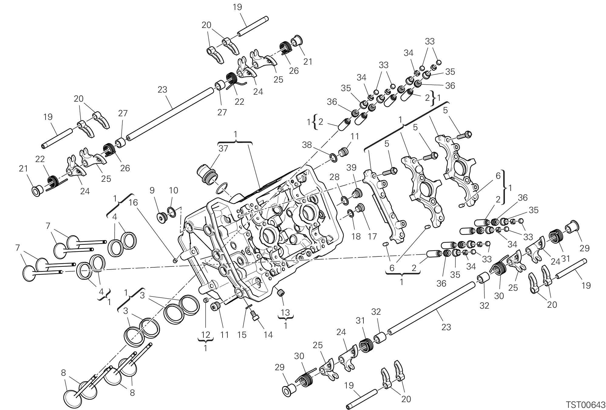 12C CULASSE AVANT POUR SUPERBIKE PANIGALE V4 R 2023