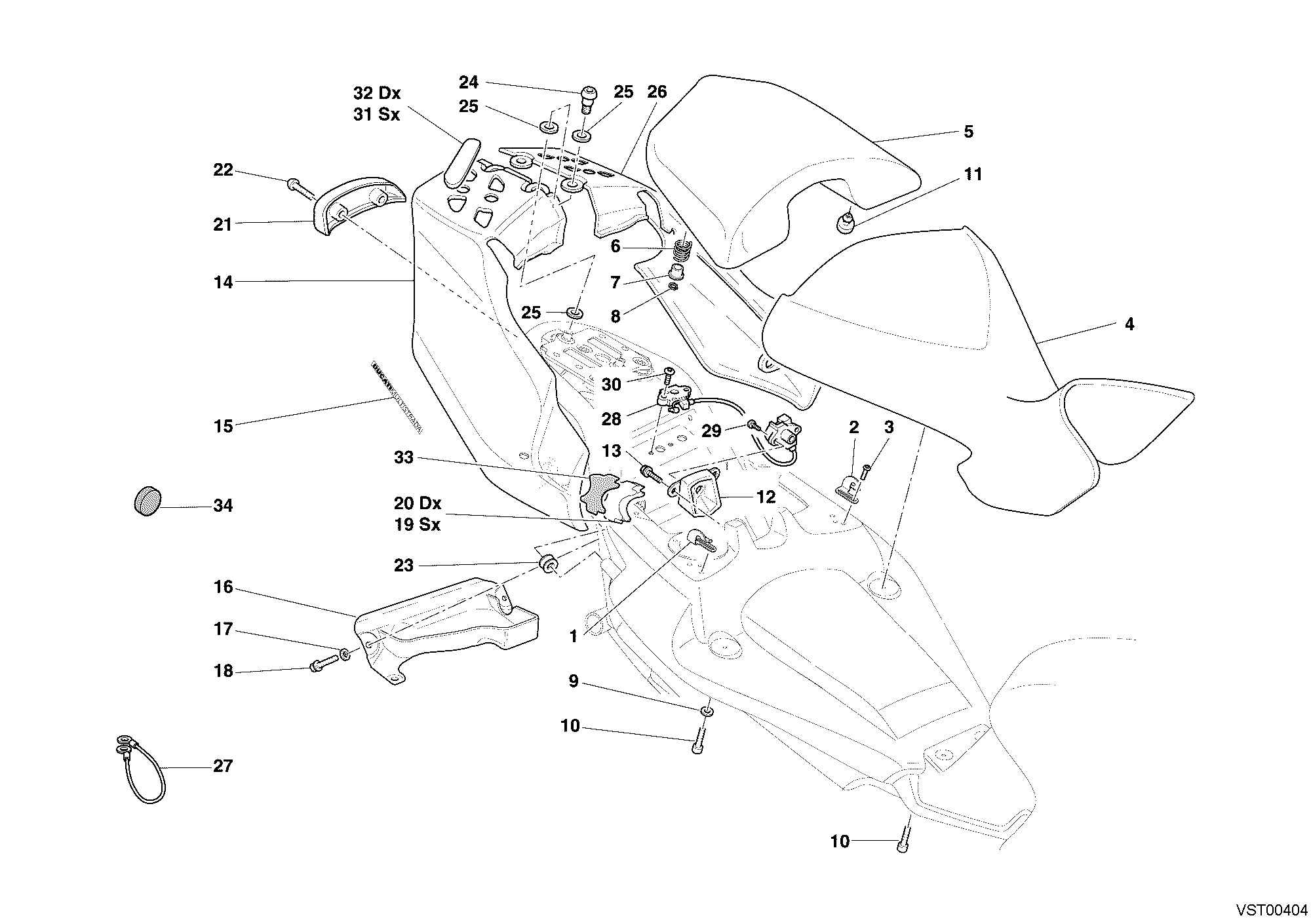 038 SELLE POUR MULTISTRADA 1000 2006