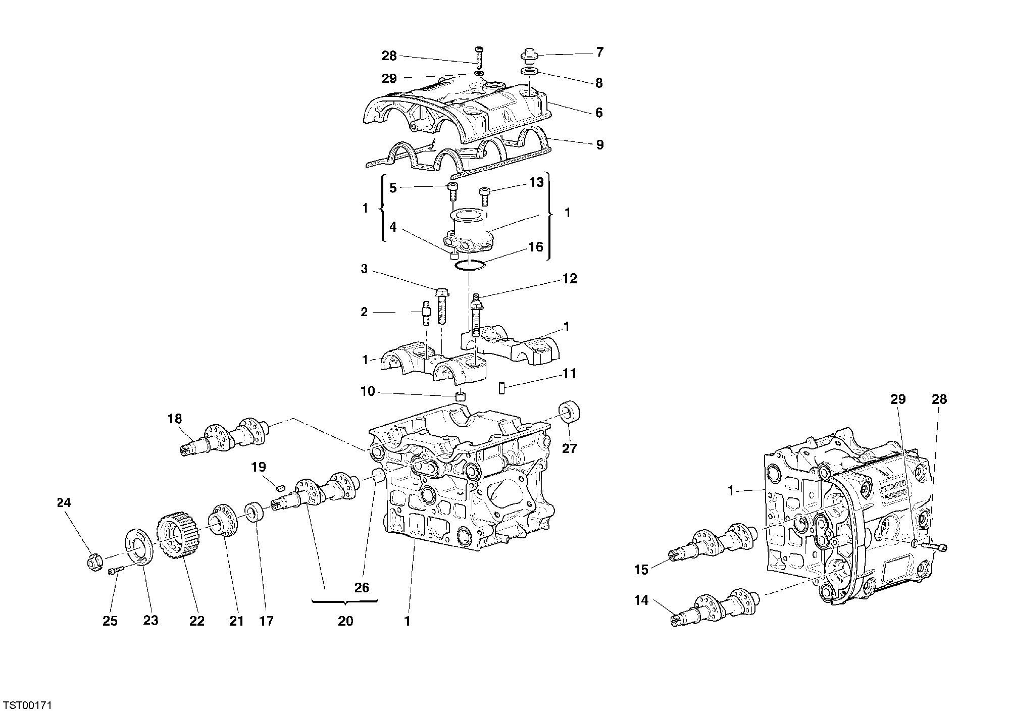 015 CULASSE POUR SUPERBIKE 999 R XEROX 2006