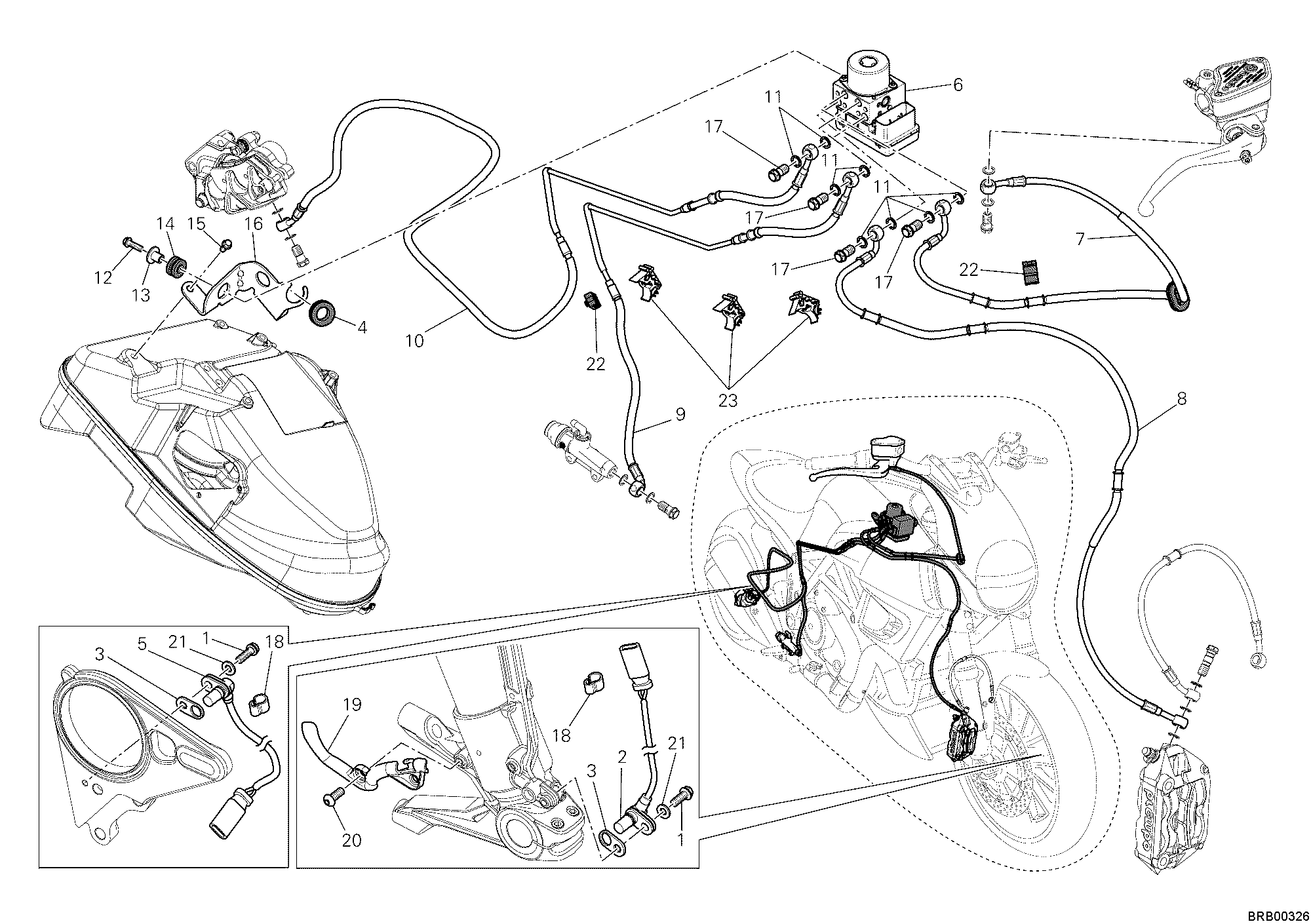 24A SYSTEME DE FREIN ABS POUR DIAVEL 2012