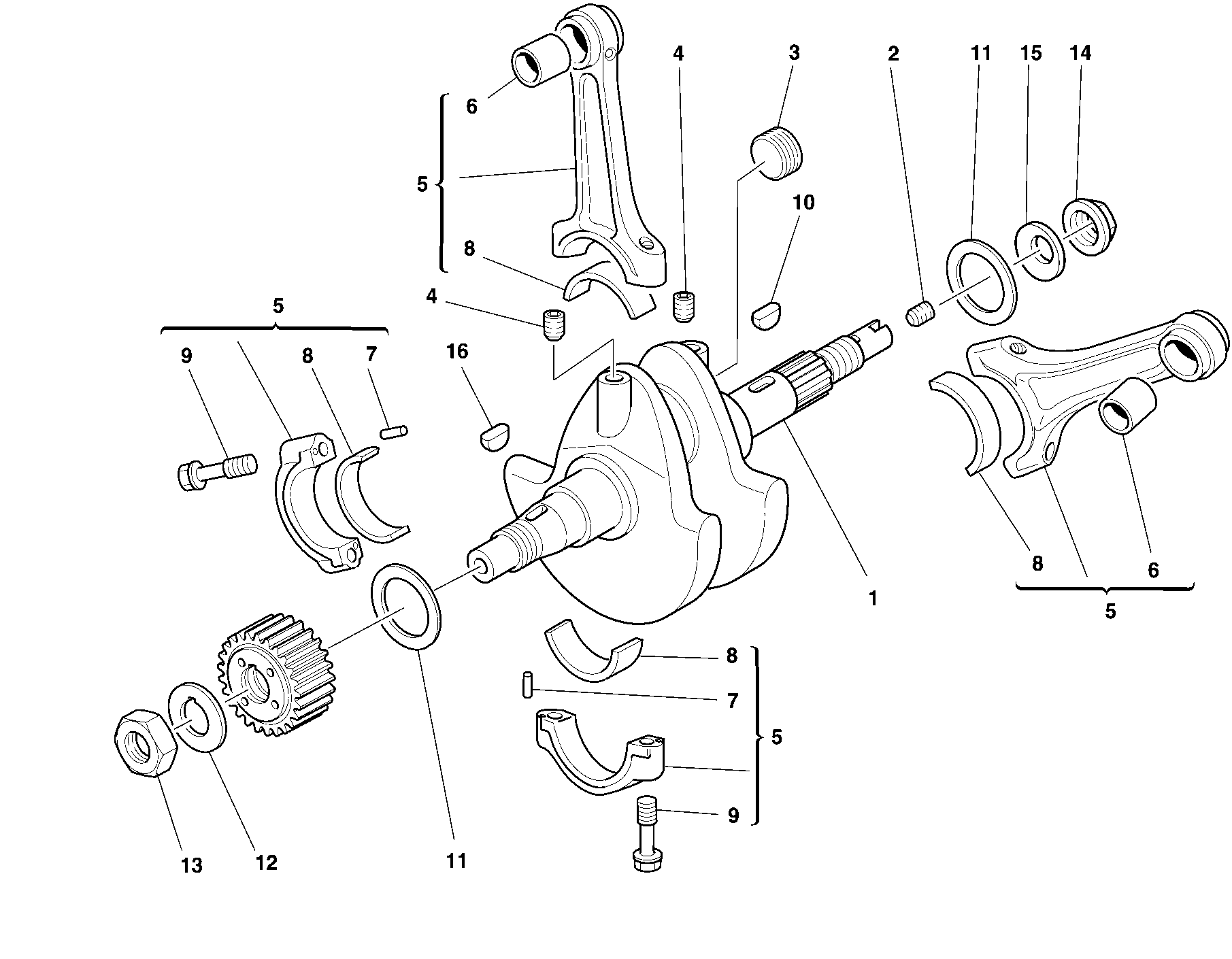 060 VILEBREQUIN POUR SUPERBIKE 996 1999