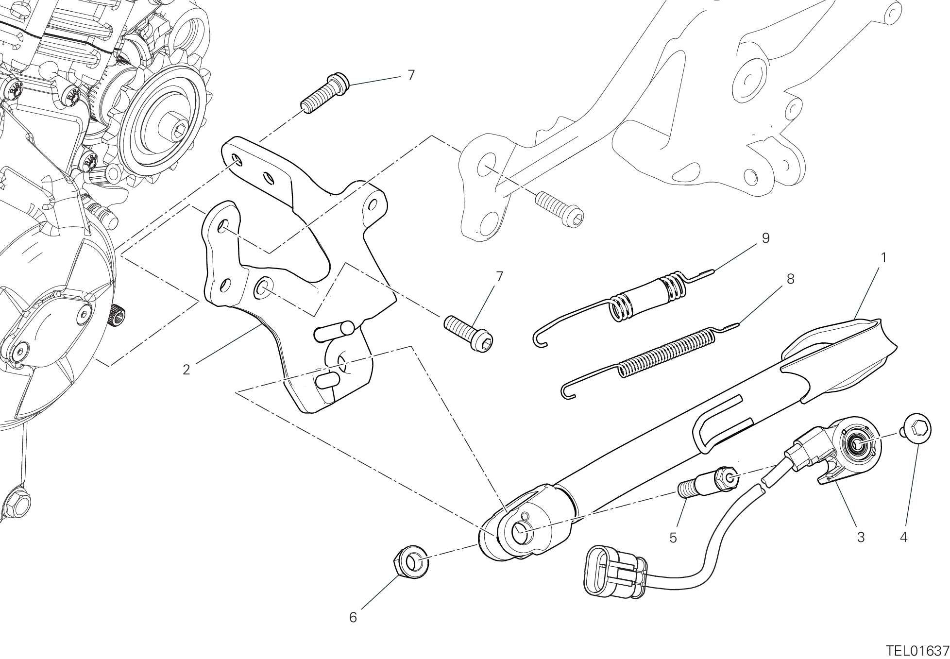 15A CAVALLETTO POUR DIAVEL V4 2023