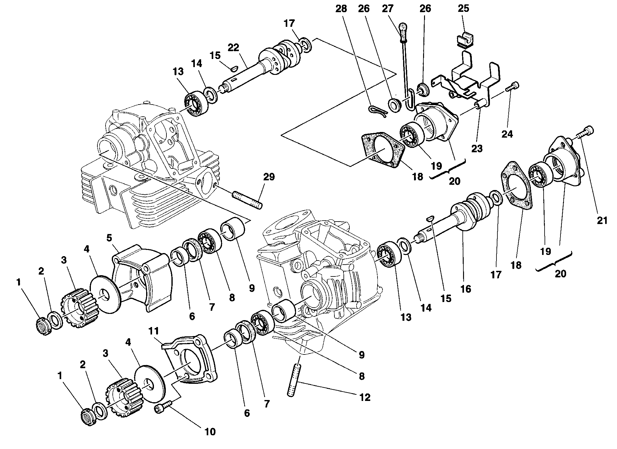 013 ARBRE A CAMES POUR SPORT TOURING ST2 1997