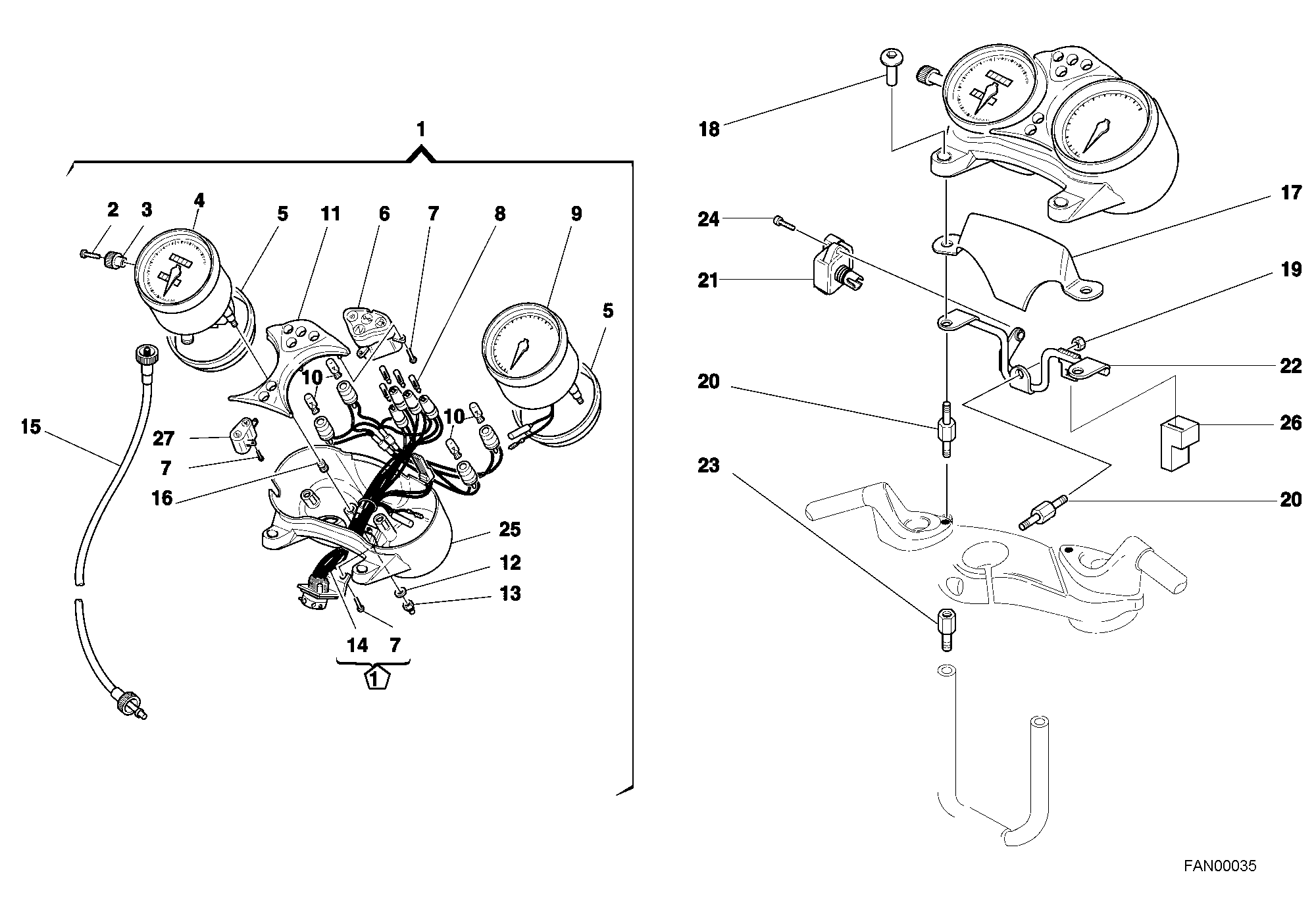 034 COMPTEURS POUR MONSTER S4 2001