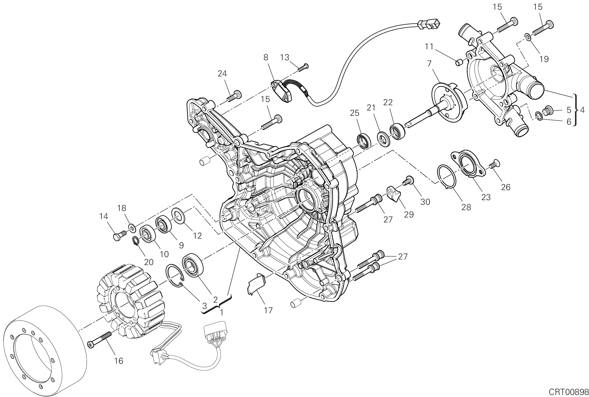 04B COUVERCLE GENERATEUR POUR MONSTER 2021
