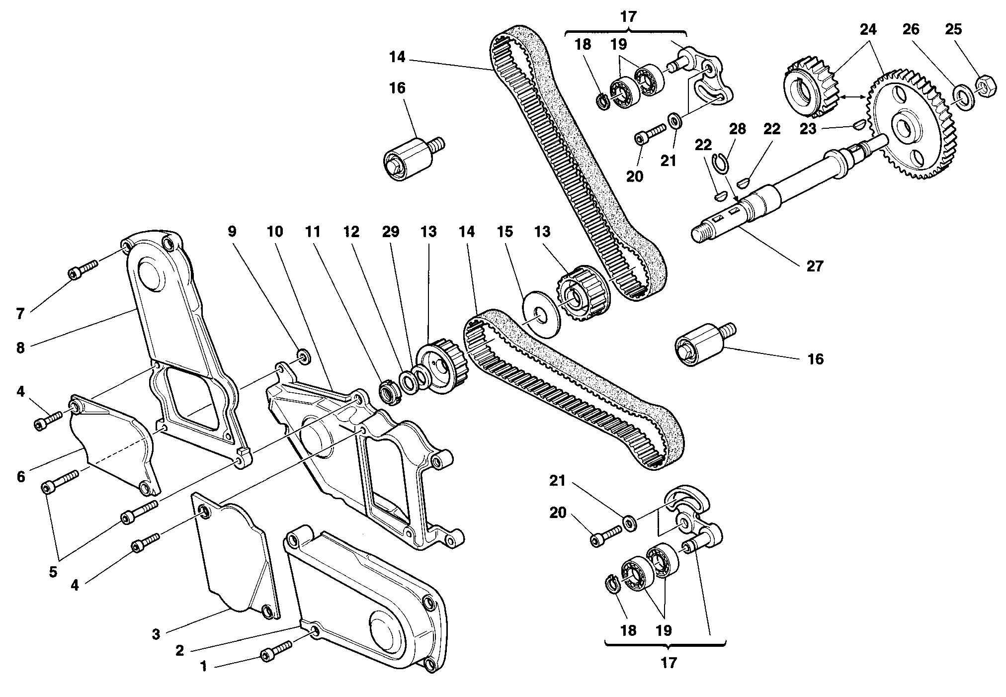 008 COURROIE DISTRIBUTION POUR SPORT TOURING ST2 1997