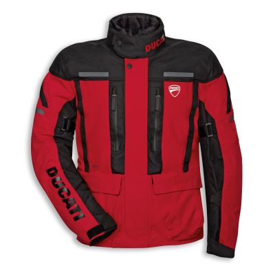VESTE DUCATI HOMME "TOUR C4" ROUGE/NOIRE