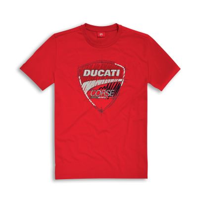 T-SHIRT "DUCATI CORSE SKETCH" ROUGE HOMME DUCATI