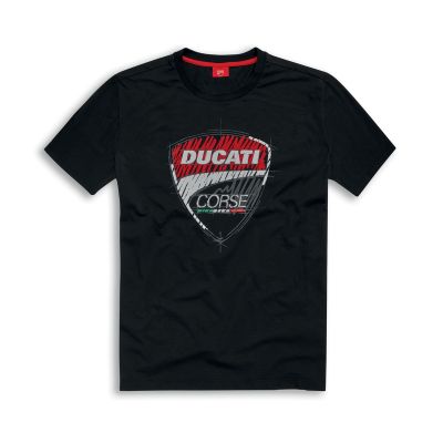 T-SHIRT "DUCATI CORSE SKETCH" NOIR HOMME DUCATI