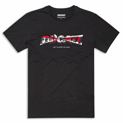 T-SHIRT DUCATI "LOGO 2.0 NOIR" - 2024