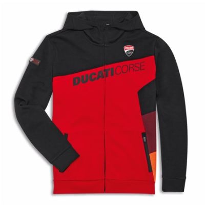 SWEAT-SHIRT DUCATI "DC SPORT" RED/BLACK 2023