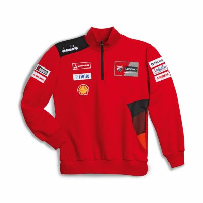 VESTE EN POLAIRE DUCATI DC SPORT 2023 Esprit DUCATI la reference des pieces DUCATI MOTO