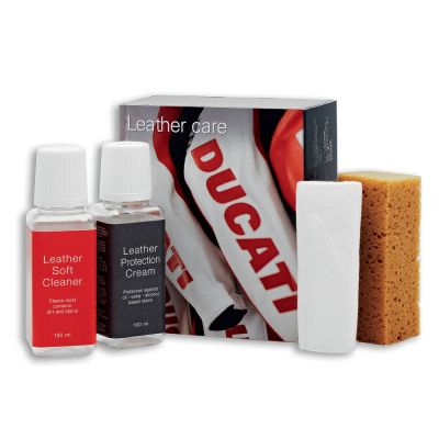 KIT NETTOYAGE CUIR " LEATHER CARE KIT" DUCATI