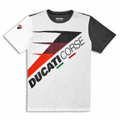 T-SHIRT DUCATI "DC SPEED" BLANC 2025